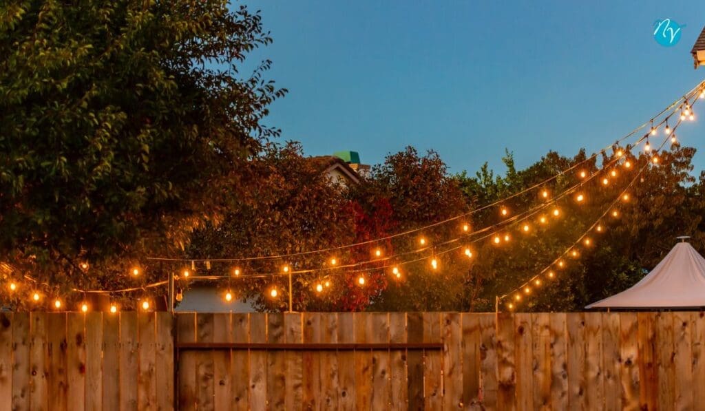 backyard lights