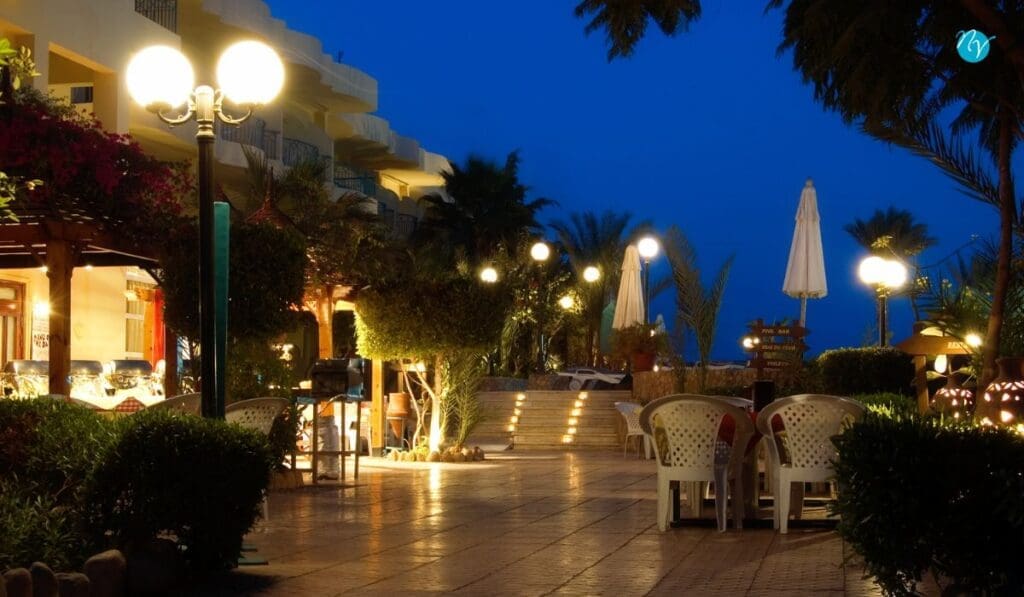outdoor lighting for restaurants