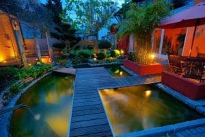 "Lights can be used strategically to create reflections and shadows"