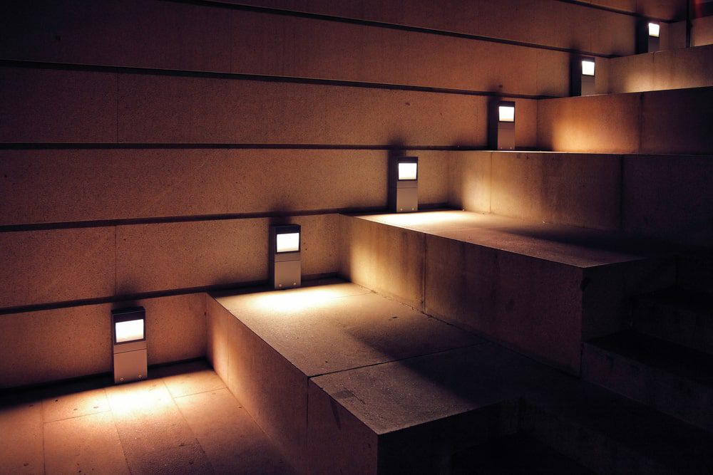 Illuminated path lights to ensure safety while walking